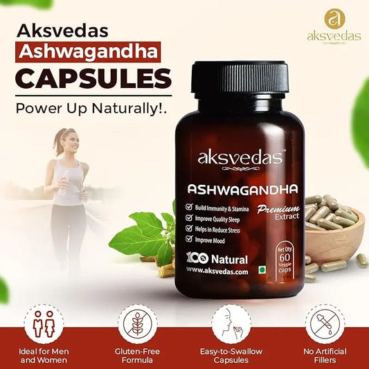 Ashwagandha Capsules for Men & Women