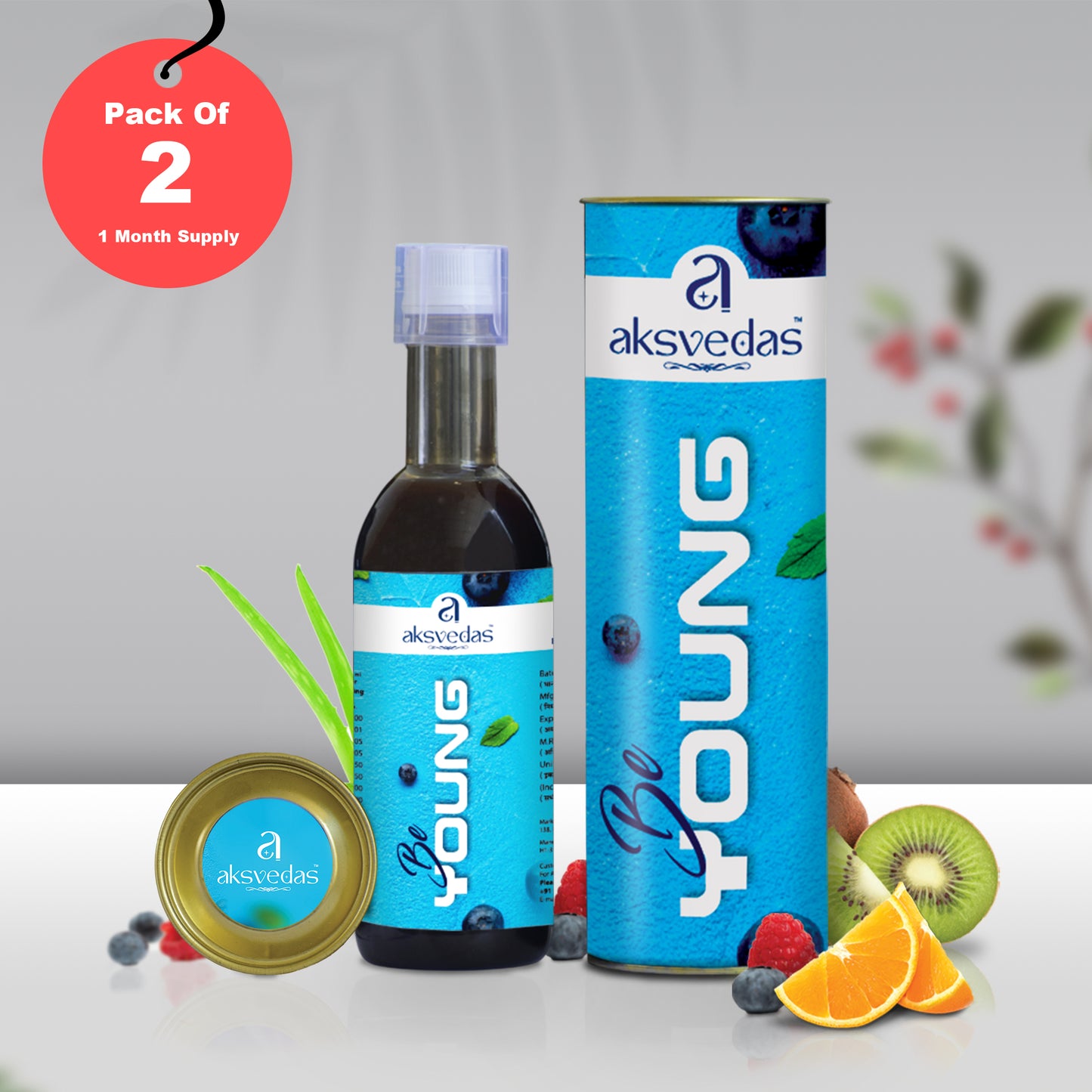 Be Young | Anti-Aging Juice | 500ml | Pack Of 2 | 1 Month Supply
