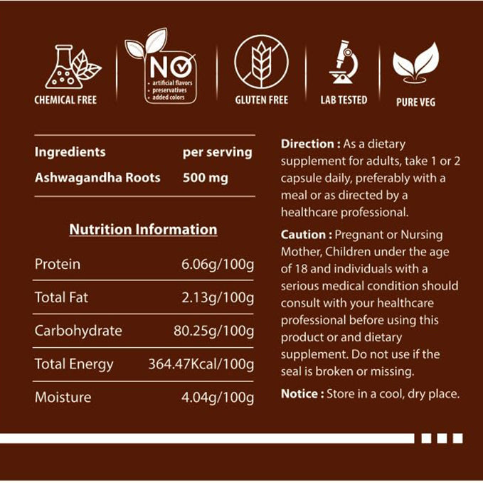 Ashwagandha Capsule For Men & Women