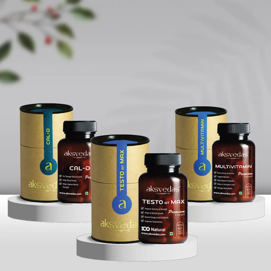 PowerPulse Gym Performance kit | Multivitamin + testo At Max + Cal-D