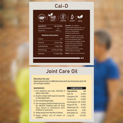 BonesBoon Health Kit | Cal-D + Joint Care Oil